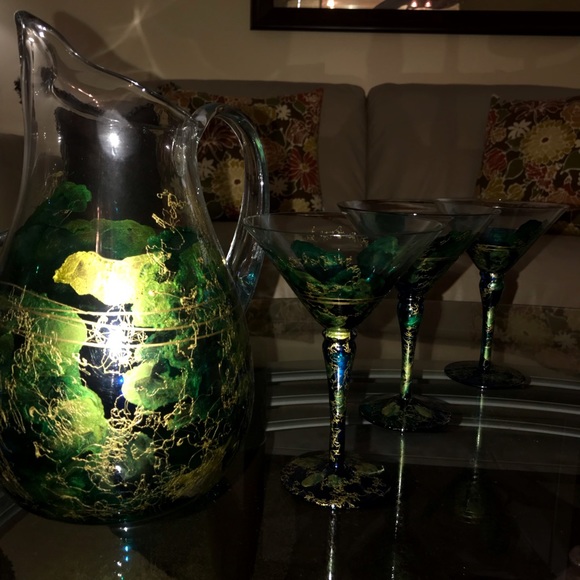 Glass Set (Including pitcher) - Picture 1 of 3